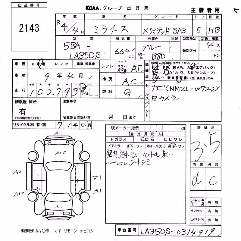 DAIHATSU MIRA E:S