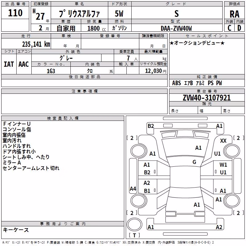 TOYOTA PRIUS ALPHA