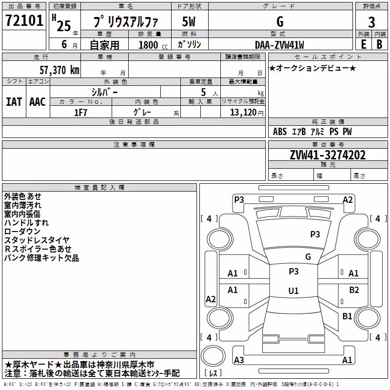TOYOTA PRIUS ALPHA