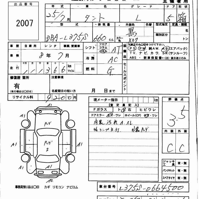 DAIHATSU TANTO