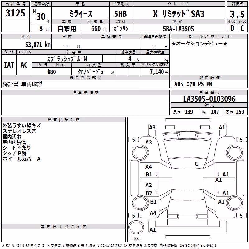 DAIHATSU MIRA E:S
