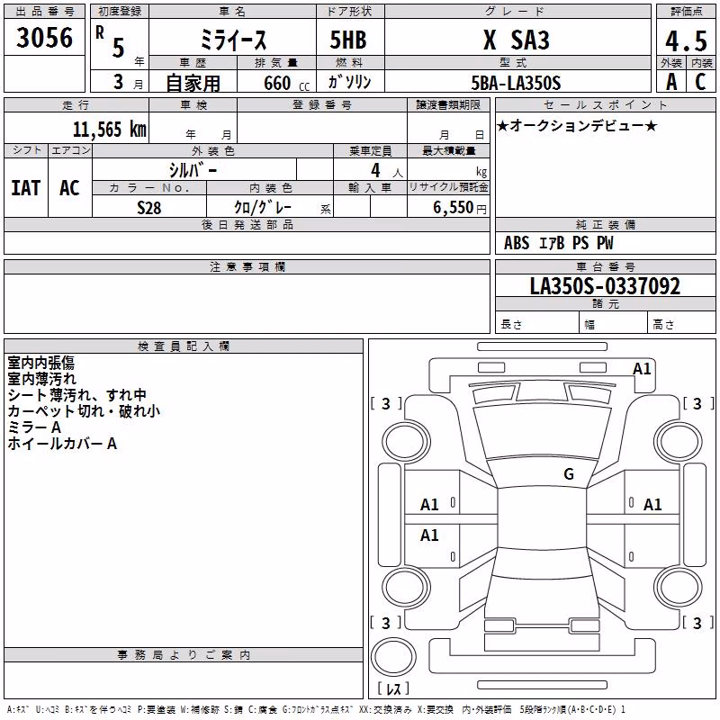 DAIHATSU MIRA E:S