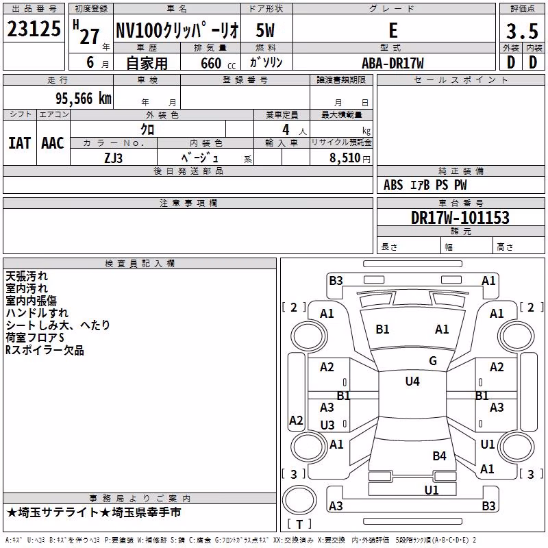 NISSAN NV100 CLIPPER