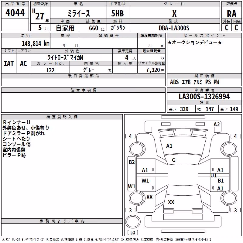 DAIHATSU MIRA E:S