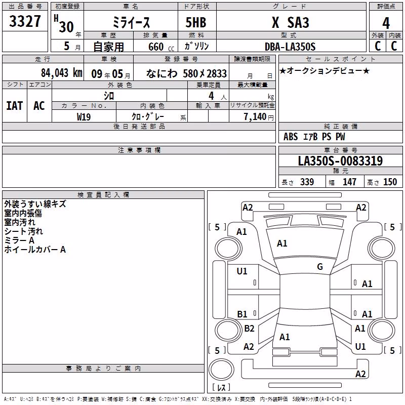 DAIHATSU MIRA E:S