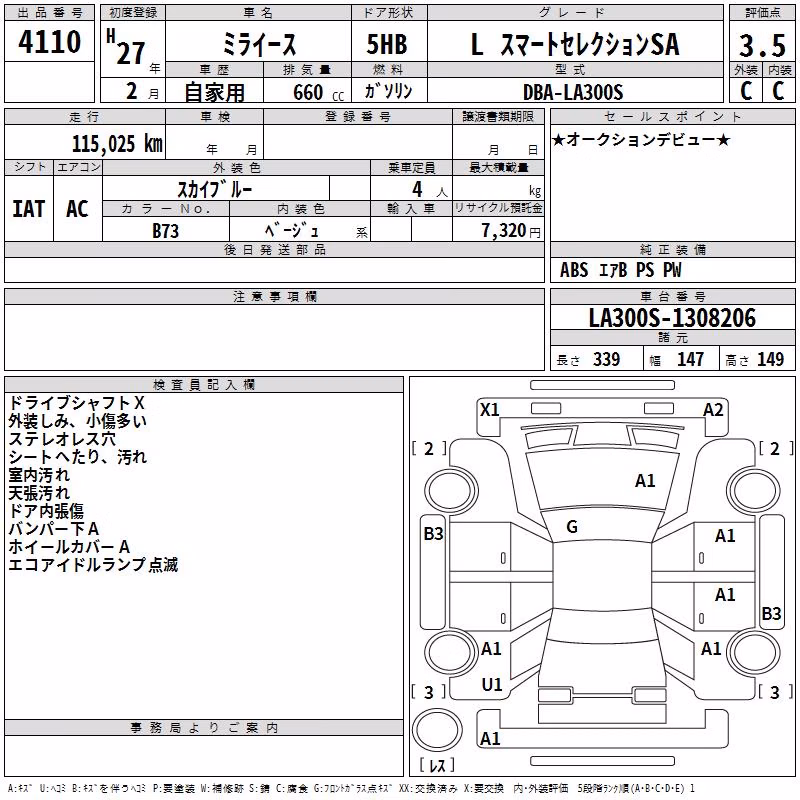 DAIHATSU MIRA E:S