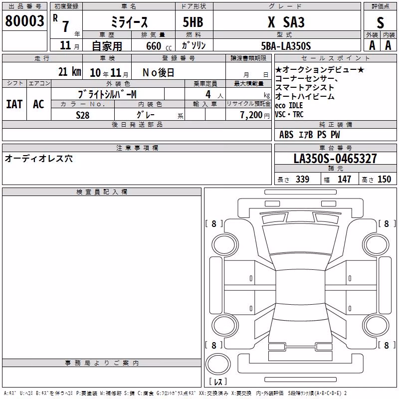 DAIHATSU MIRA E:S