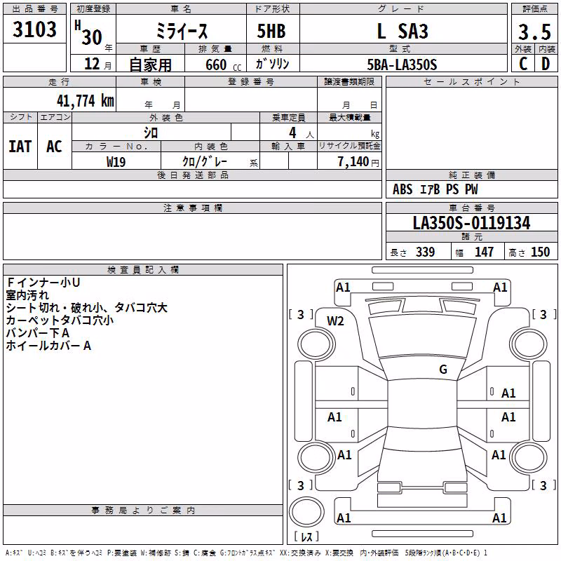 DAIHATSU MIRA E:S