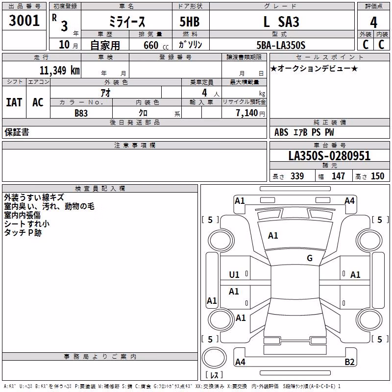 DAIHATSU MIRA E:S