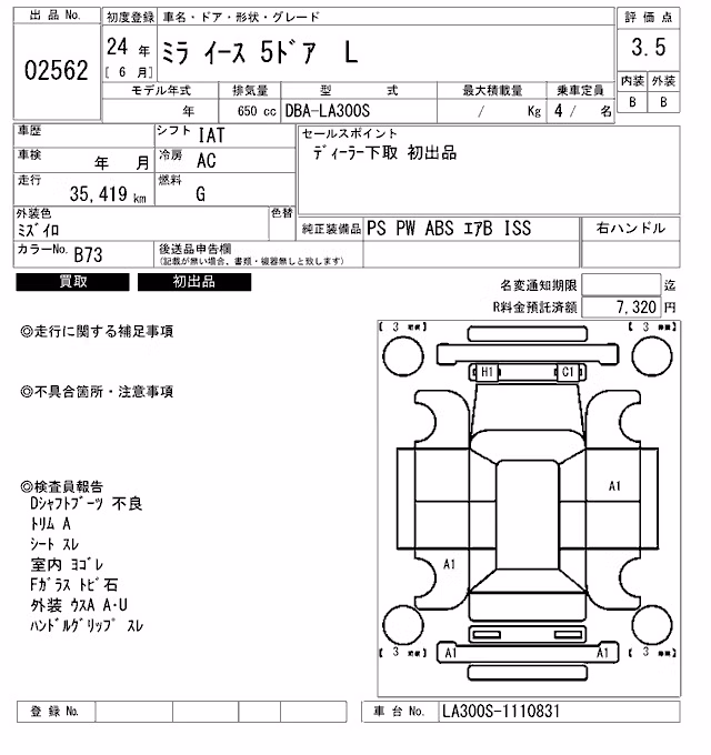 DAIHATSU MIRA E:S