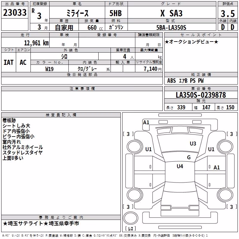 DAIHATSU MIRA E:S