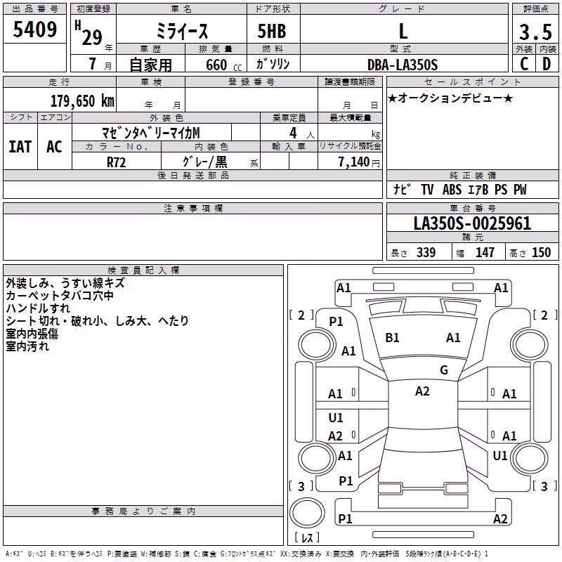 DAIHATSU MIRA E:S