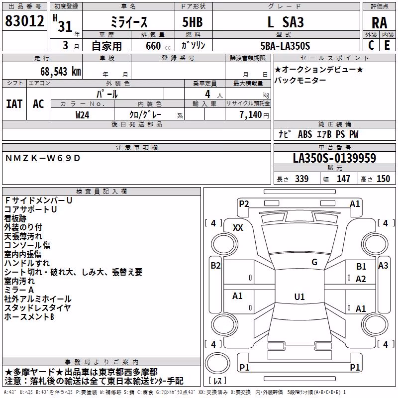 DAIHATSU MIRA E:S