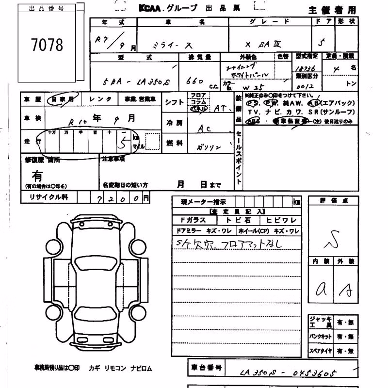DAIHATSU MIRA E:S