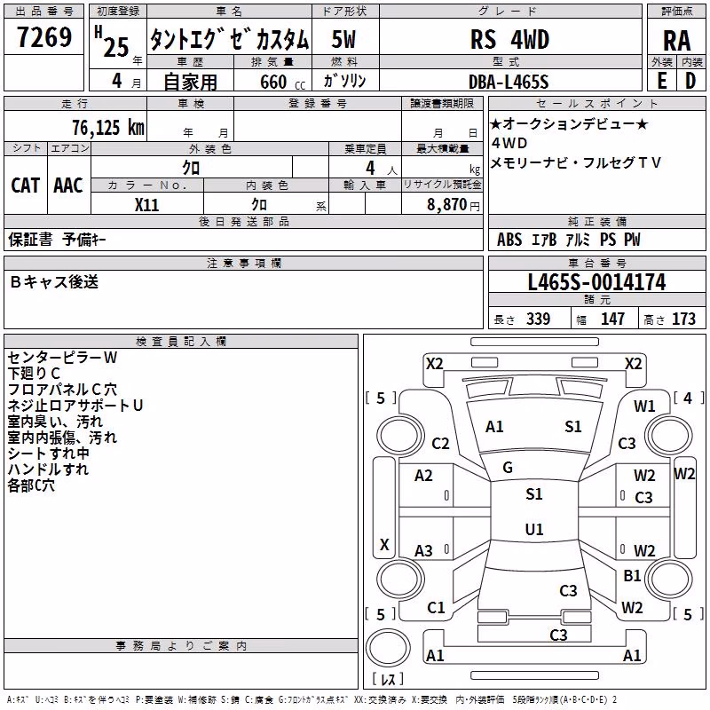 DAIHATSU TANTO EXE