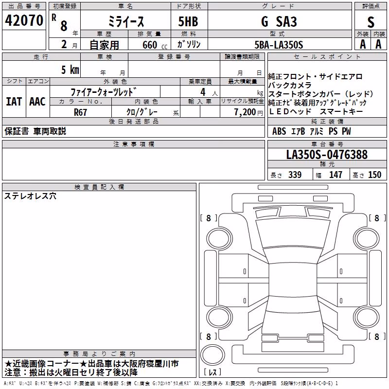 DAIHATSU MIRA E:S