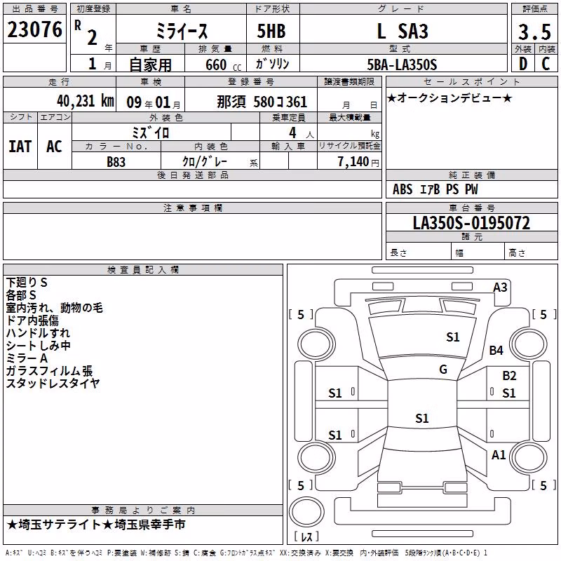 DAIHATSU MIRA E:S