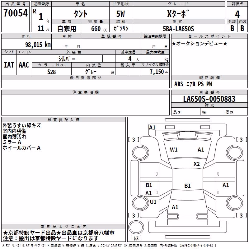 DAIHATSU TANTO