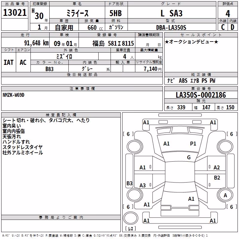 DAIHATSU MIRA E:S
