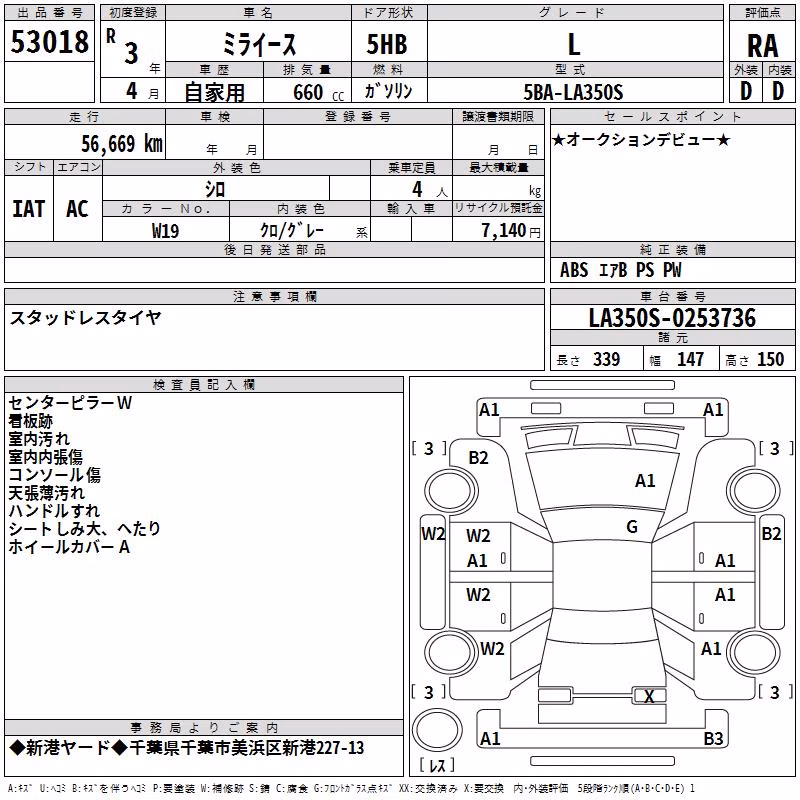 DAIHATSU MIRA E:S