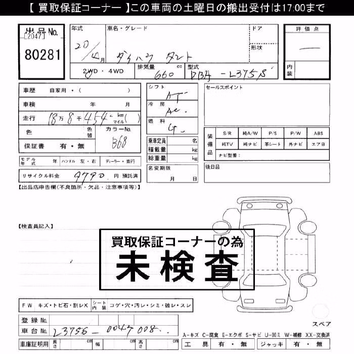 DAIHATSU TANTO