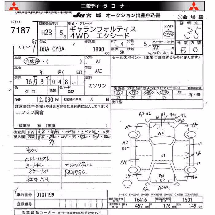 MITSUBISHI GALANT FORTIS