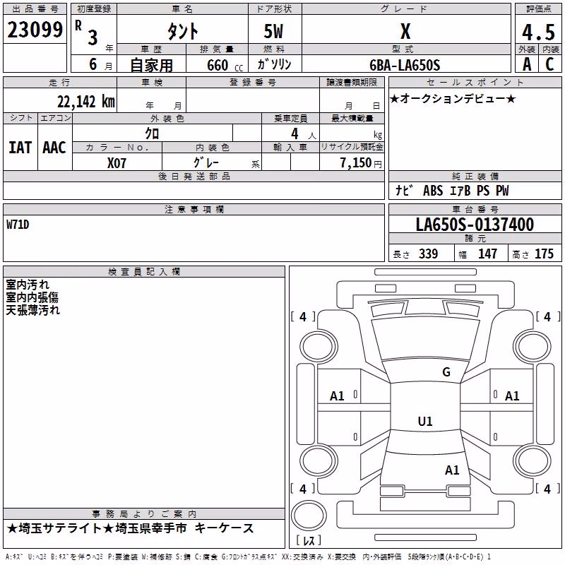 DAIHATSU TANTO
