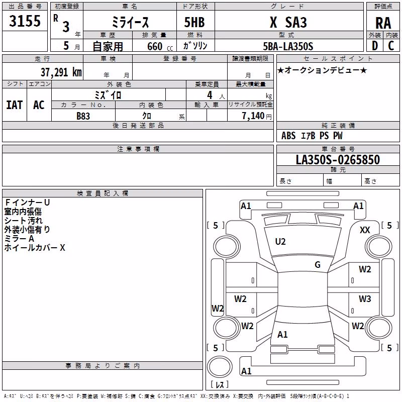 DAIHATSU MIRA E:S