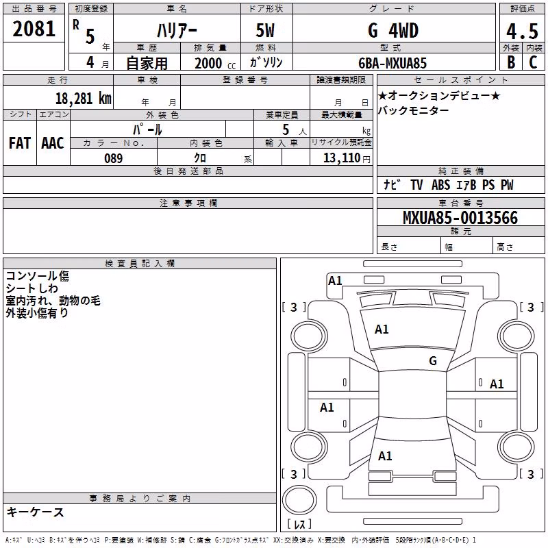 TOYOTA HARRIER