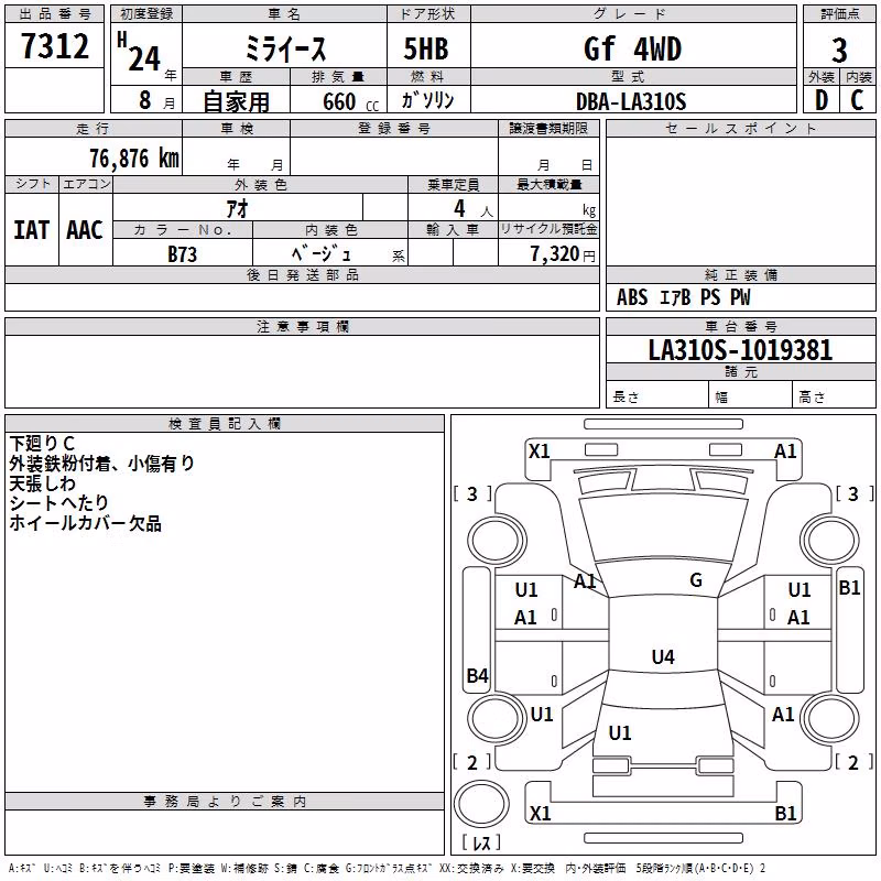 DAIHATSU MIRA E:S