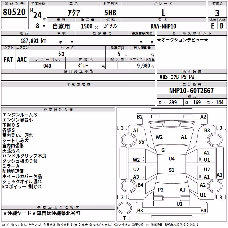 TOYOTA AQUA