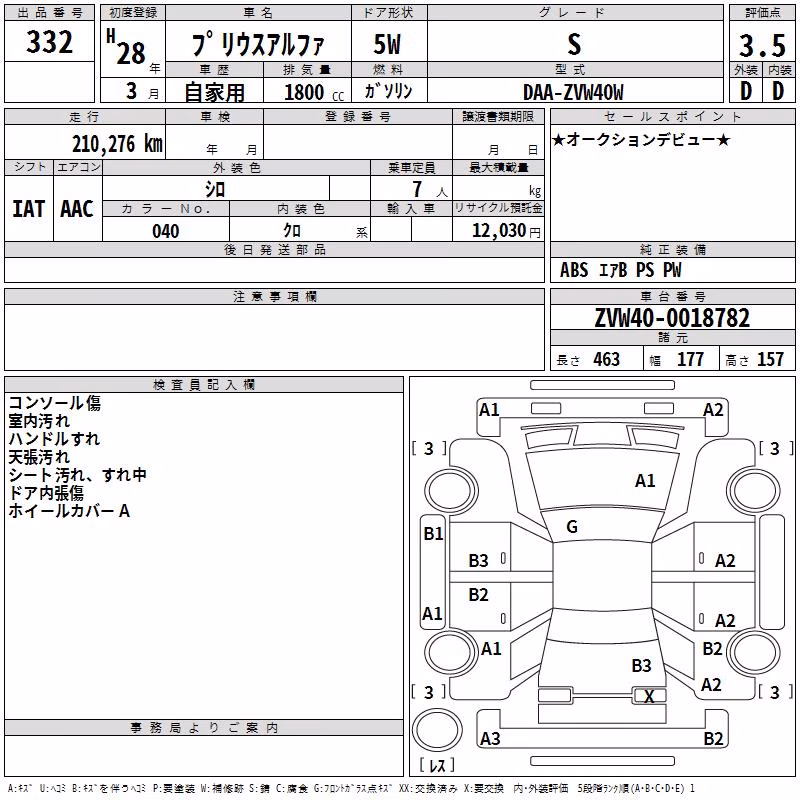 TOYOTA PRIUS ALPHA