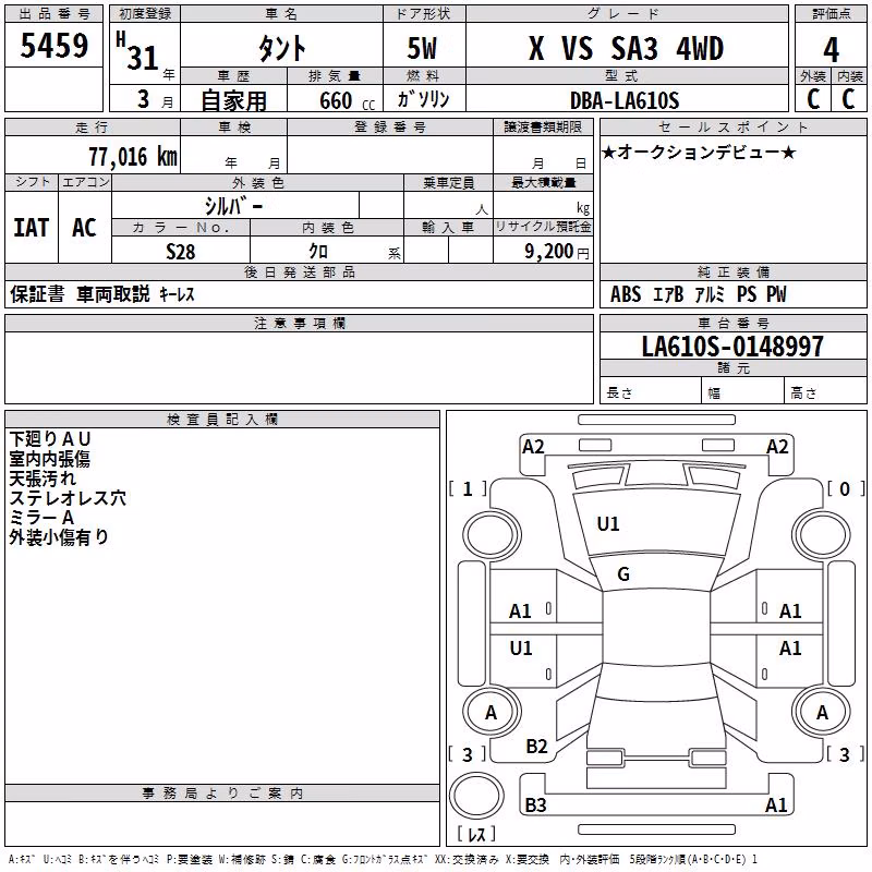DAIHATSU TANTO