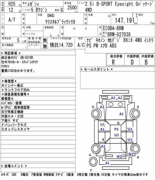 SUBARU LEGACY