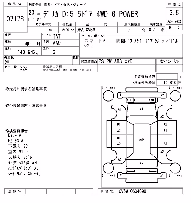 MITSUBISHI DELICA D:5