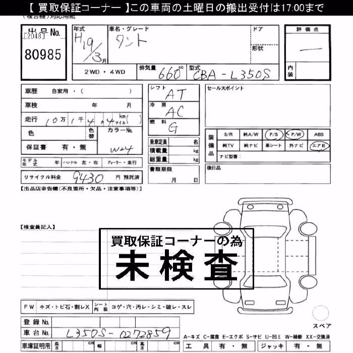 DAIHATSU TANTO