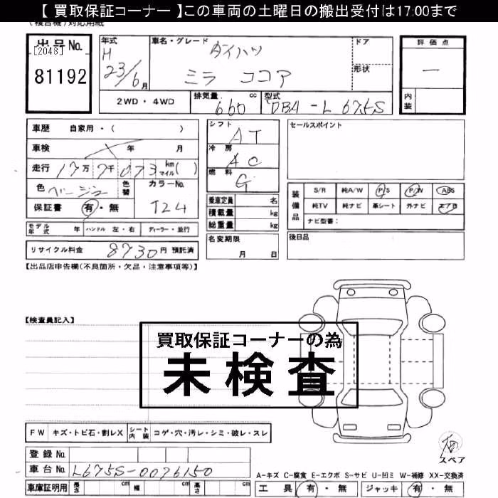 DAIHATSU MIRA COCOA
