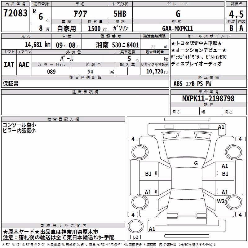 TOYOTA AQUA
