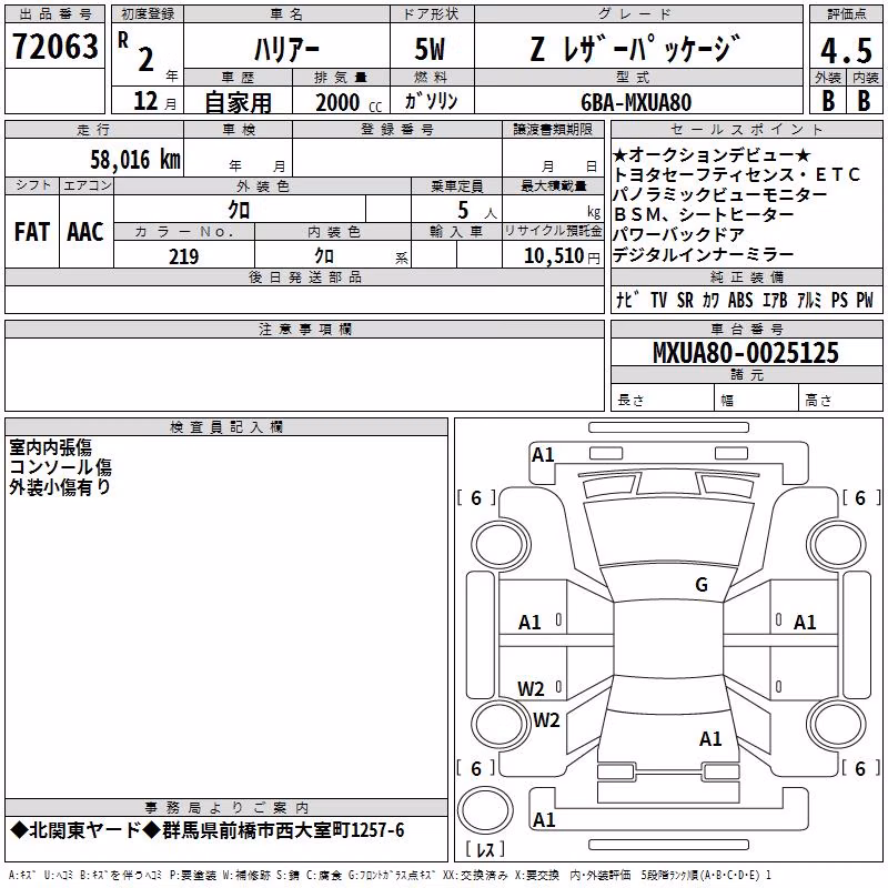 TOYOTA HARRIER