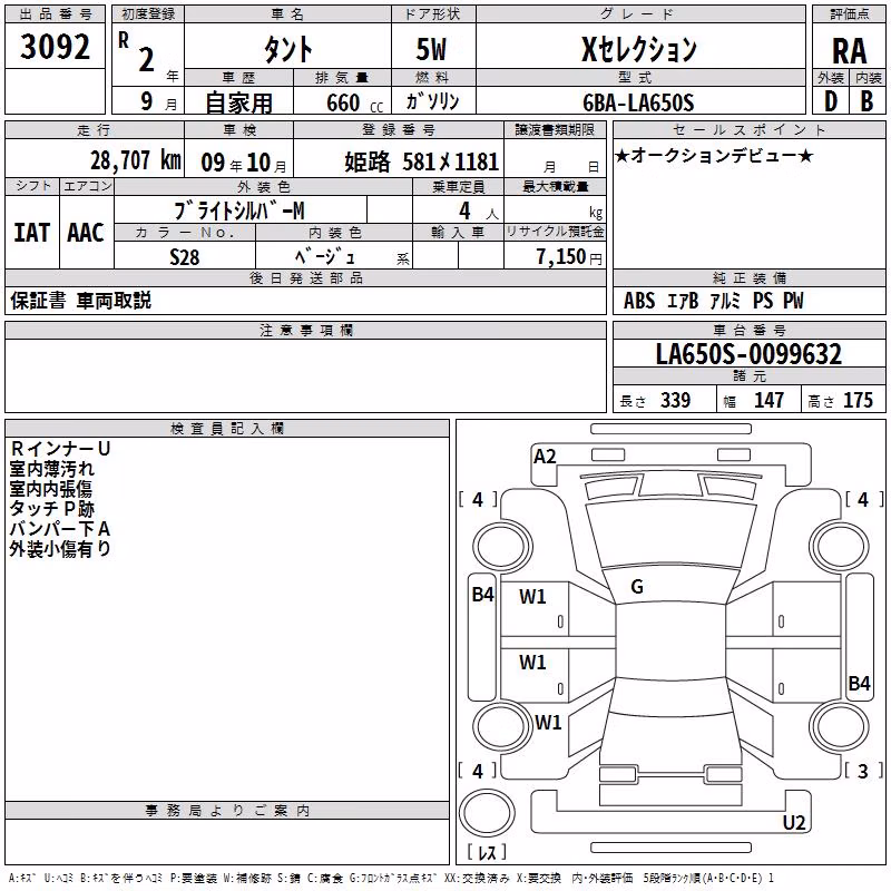 DAIHATSU TANTO