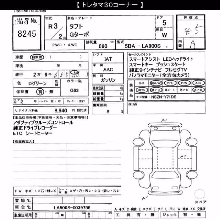 DAIHATSU TAFT