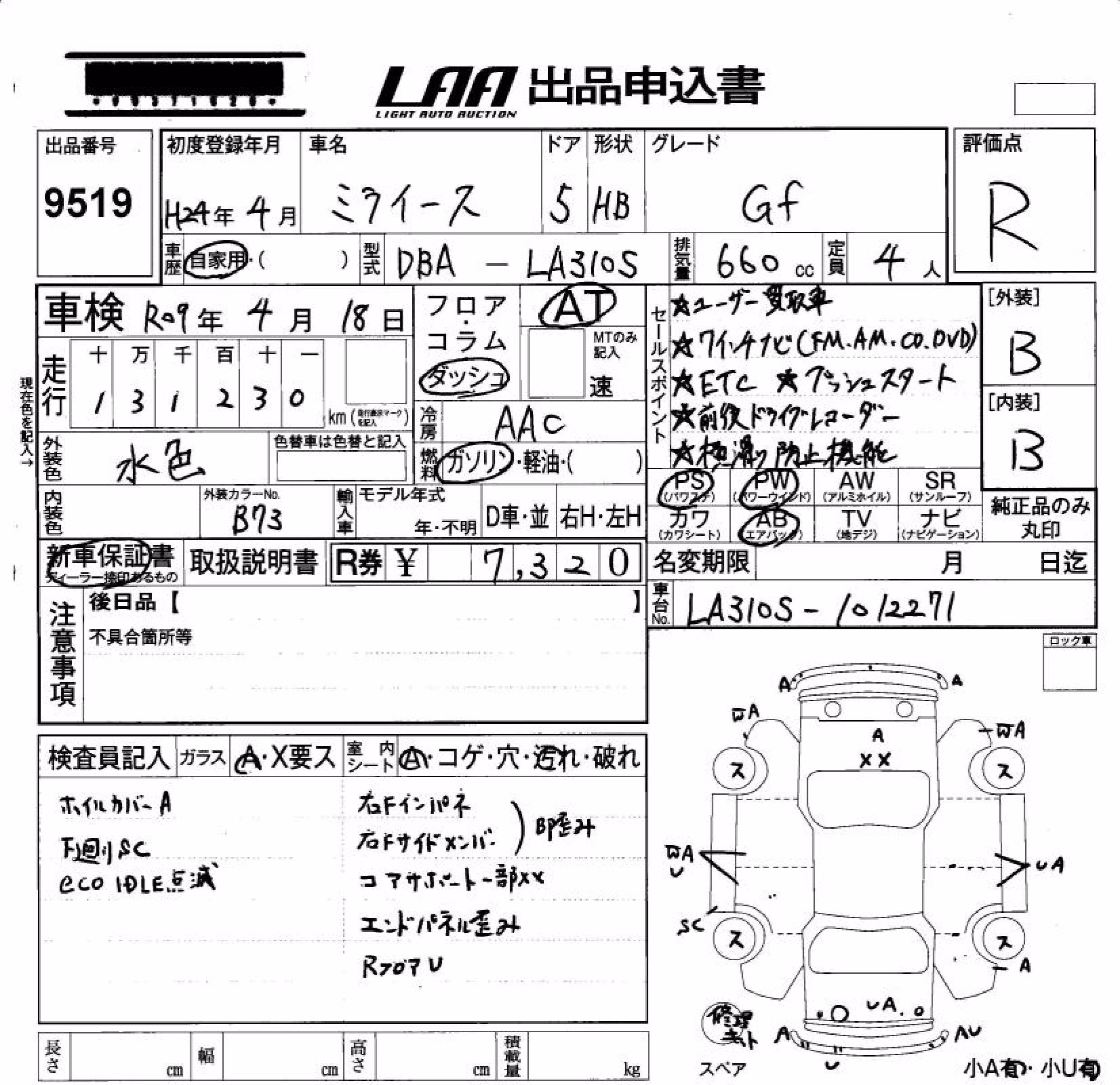 DAIHATSU MIRA E:S