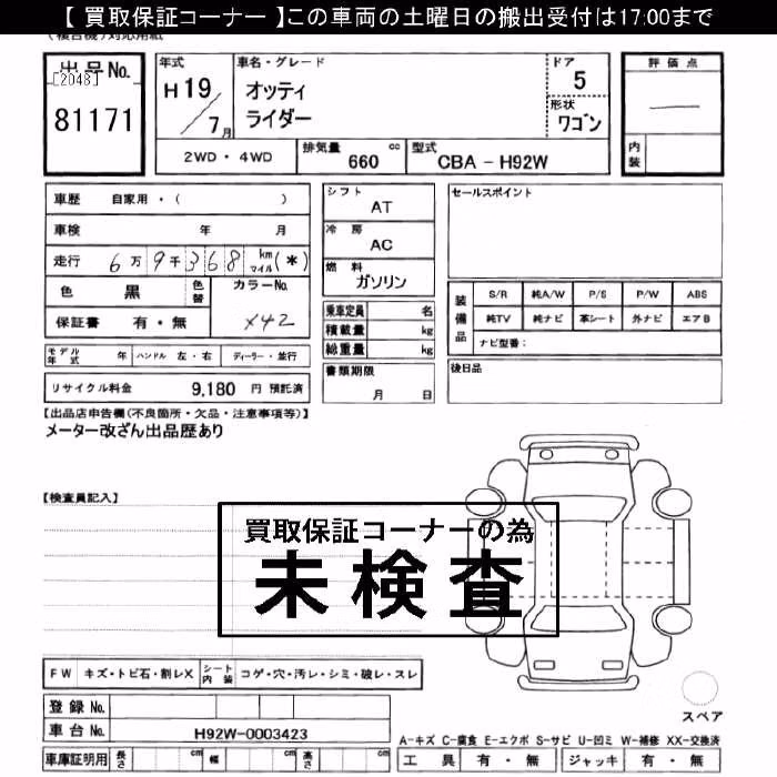 NISSAN OTTI
