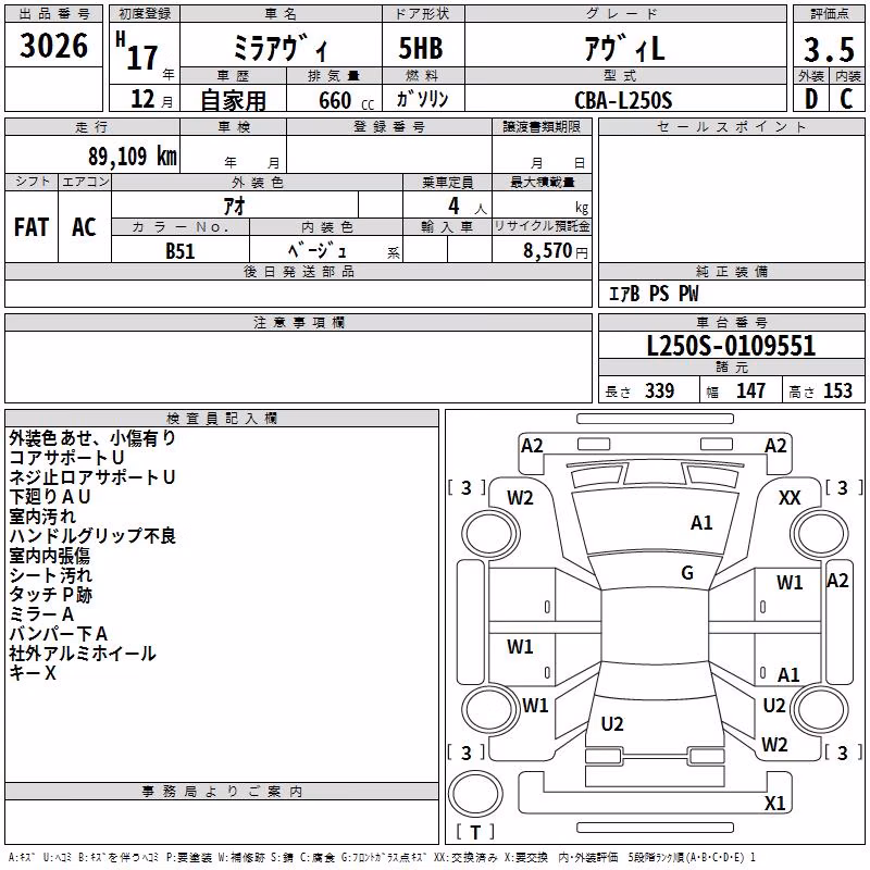 DAIHATSU MIRA AVY