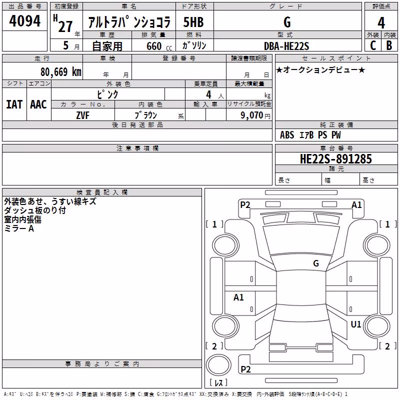 SUZUKI ALTO LAPIN