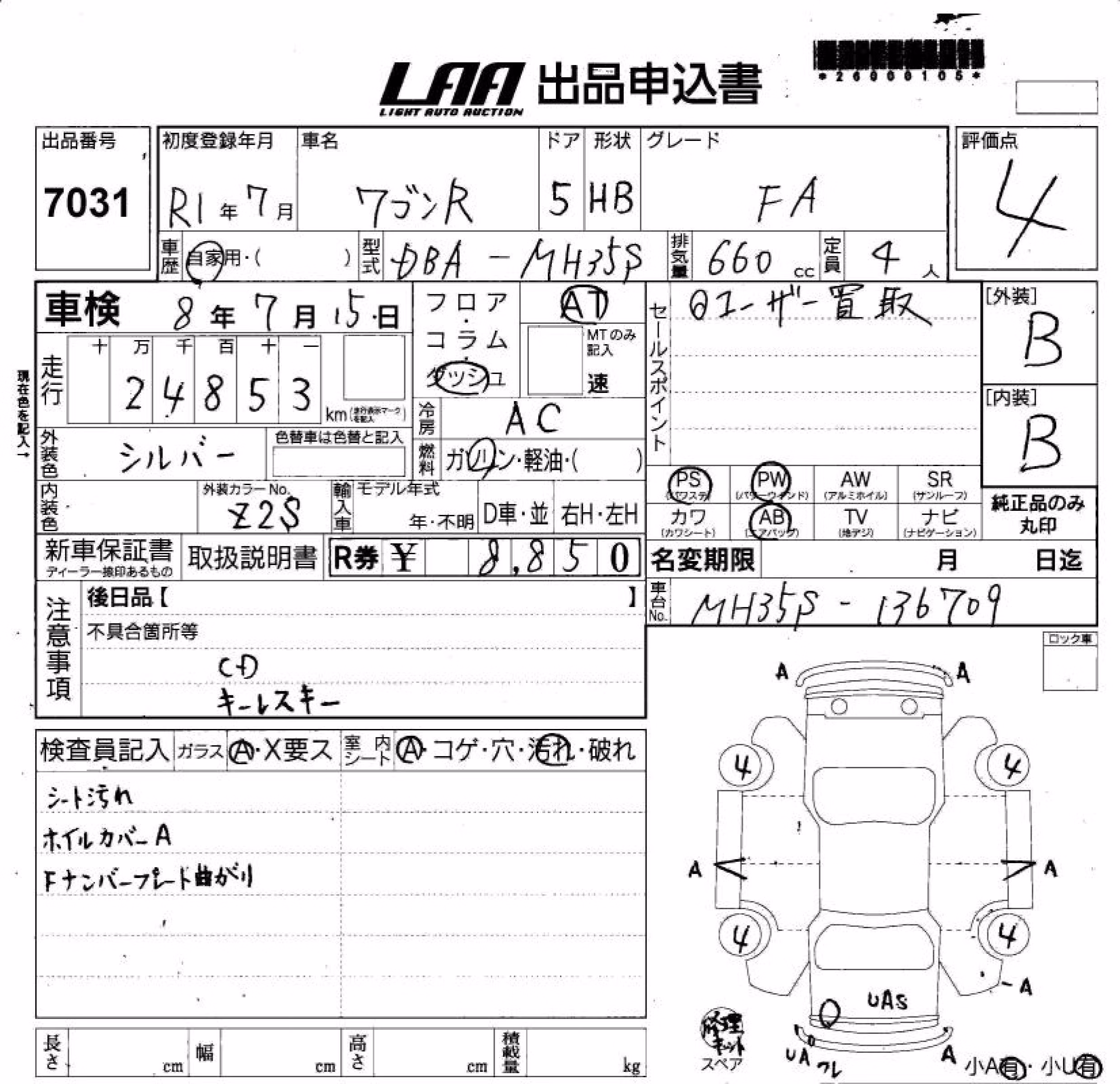 SUZUKI WAGON R