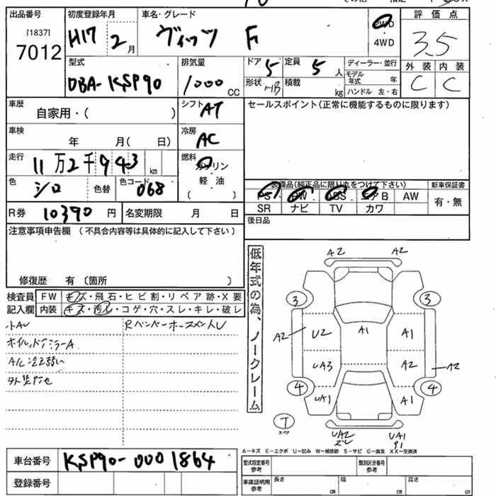 TOYOTA VITZ
