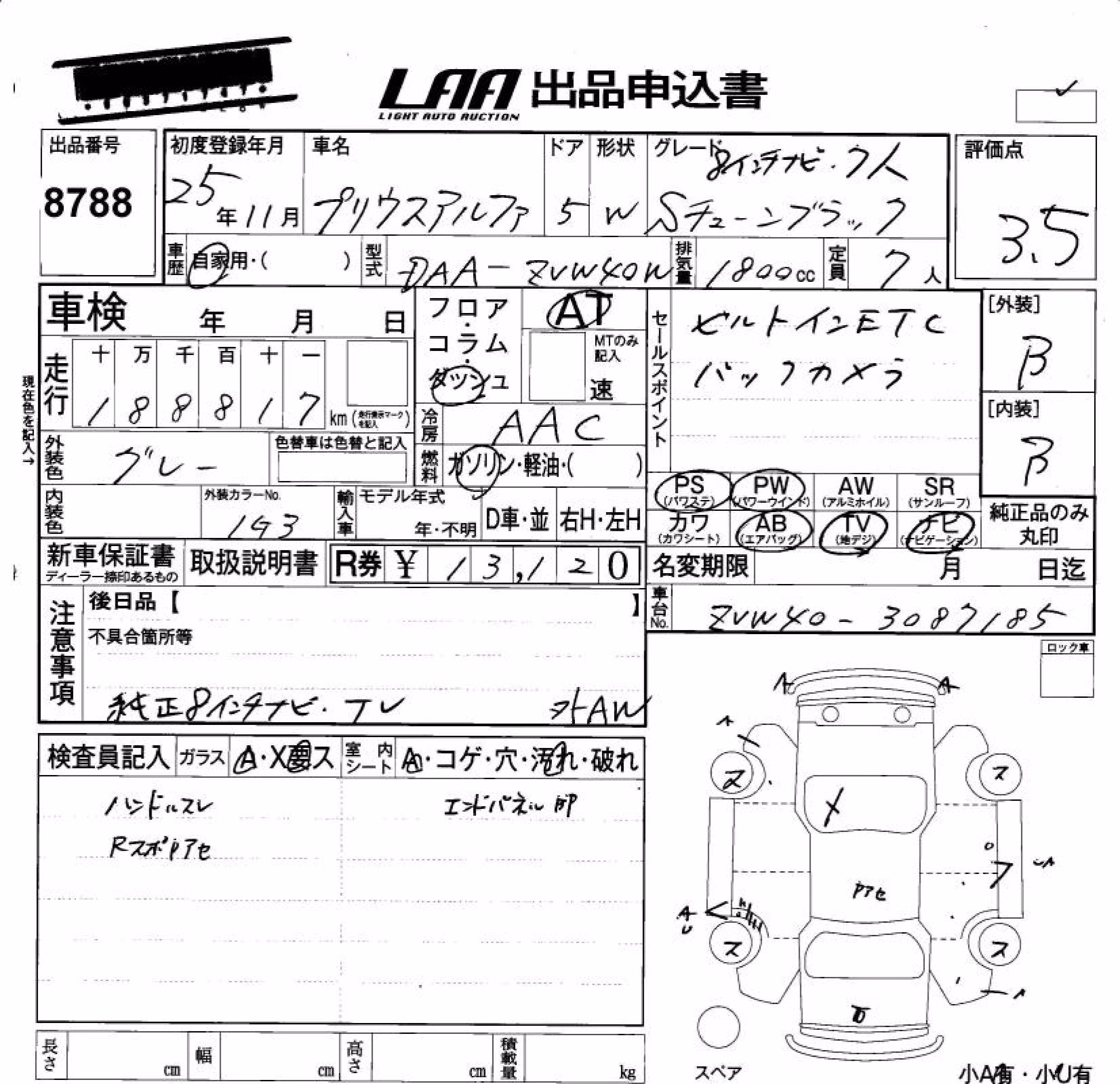 TOYOTA PRIUS ALPHA