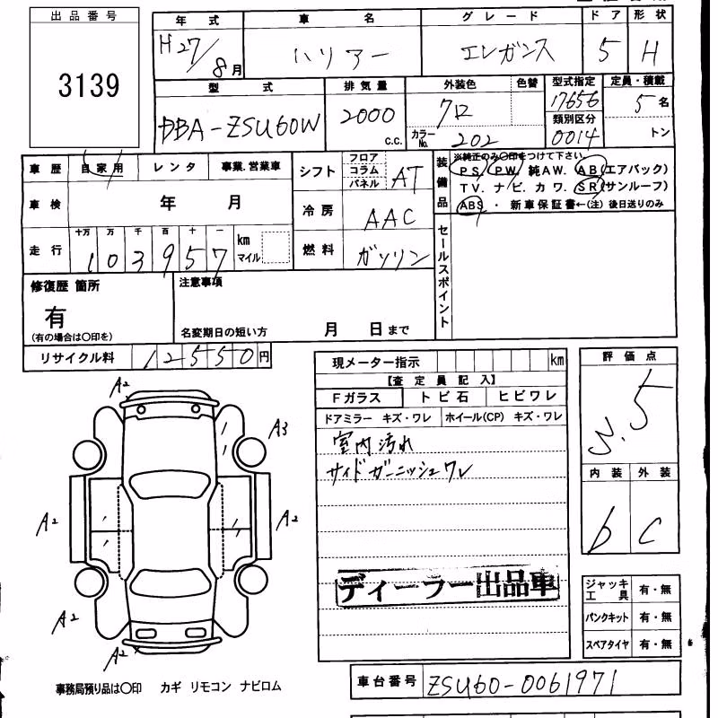 TOYOTA HARRIER