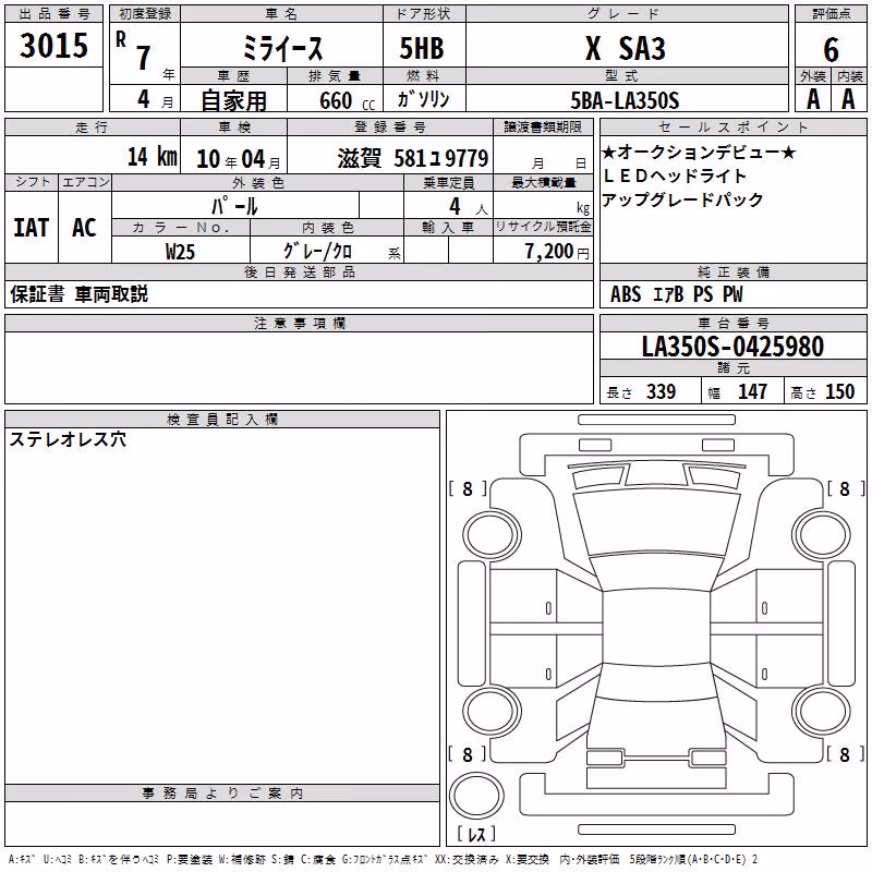 DAIHATSU MIRA E:S